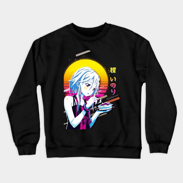 Guilty Crown - Inori Yuzuriha Crewneck Sweatshirt by 80sRetro